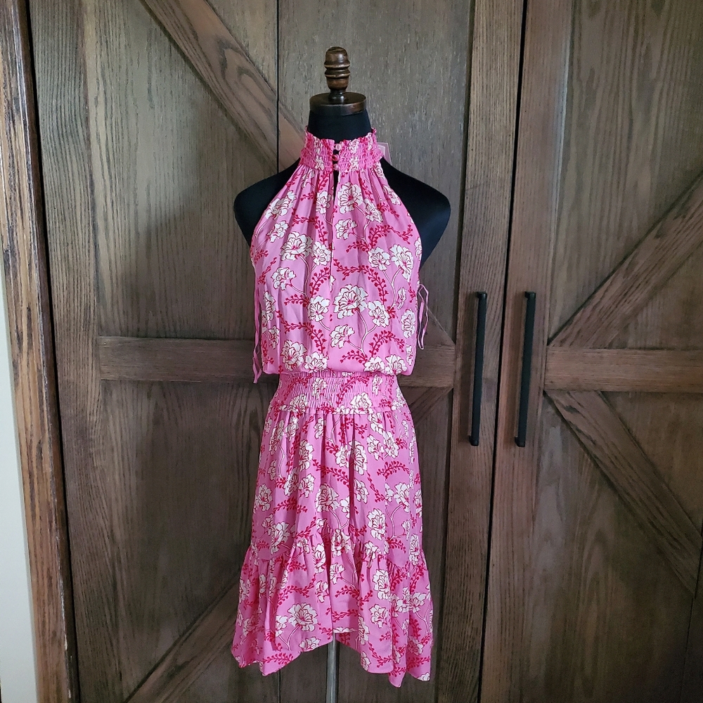 A.L.C. Cody Floral Silk Mini Dress - Picture 1 of 6
